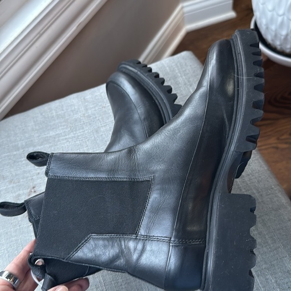 Allsaints Harlee Lug Sole Chelsea Ankle Boots - Picture 10 of 14